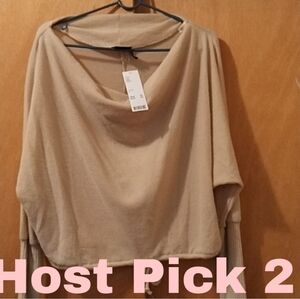 💜NWT "Out from Under" Beautiful Ivory women sweater